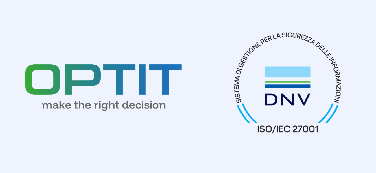 Optit ha ottenuto la certificazione ISO/IEC 27001 per la sicurezza delle informazioni